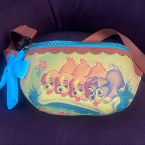 Loungefly Lady and the Tramp Puppies Hip Bag